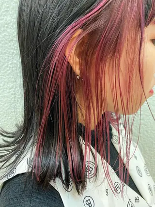 カラー ダブルカラー ブリーチ/kaitoのヘアスタイル