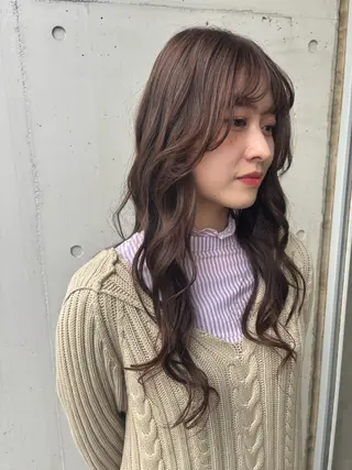 ロング hair&make FORS所属・宇留間 涼香のヘアスタイル