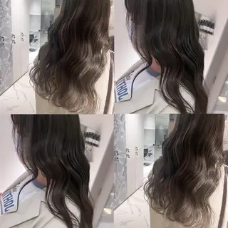 ロング カラー カジュアルを女っぽく 𝗮𝘆𝗮𝗰𝗼のヘアスタイル