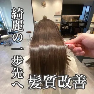 セミロング 髪質改善/shuki 韓国/代表取締役のヘアスタイル