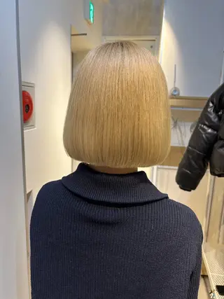 ショート ✨津田佐功/兵庫三宮 /カラー/縮毛矯正✨のヘアスタイル