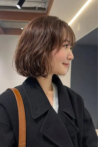 ミディアム パーマ kakeru/ボブ パーマ/レイヤーのヘアスタイル