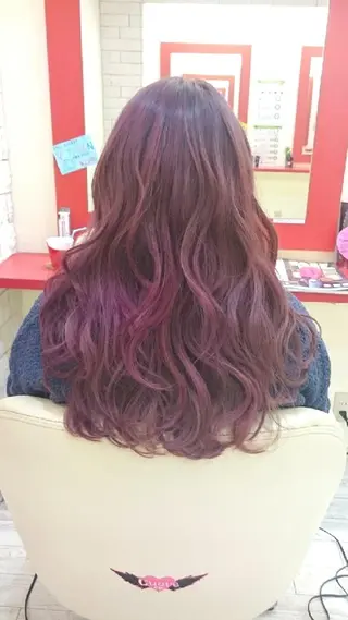 ロング カラー Le Lien カジのヘアスタイル