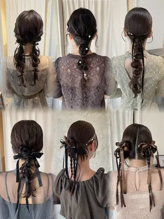 ヘアアレンジ 金沢市/美容師/ 岡島由希美のマツエク・マツパデザイン