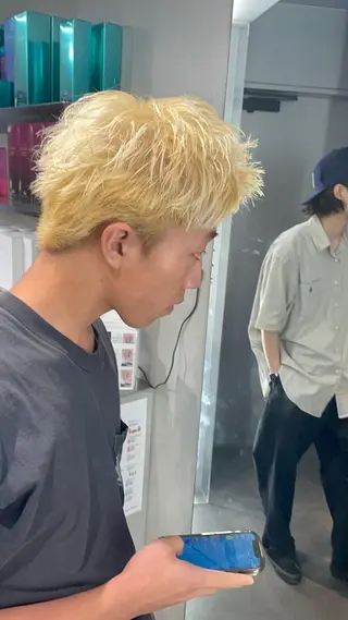 カラー メンズ fifth リュウセイのヘアスタイル