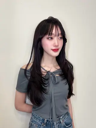 ロング カラー YUI 武庫之荘美容室のヘアスタイル