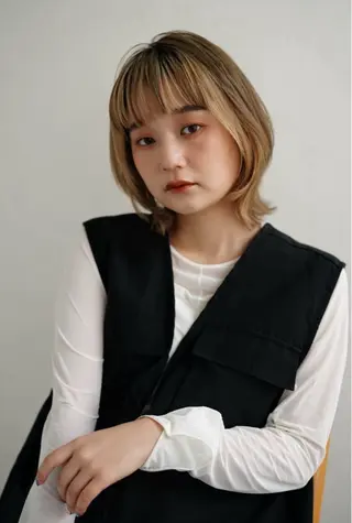 ショート カラー 🎀Maho🎀ボブ × 髪質改善のヘアスタイル