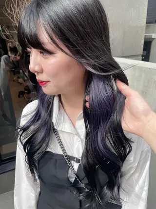 ロング カラー clam. yuu🦩のヘアスタイル