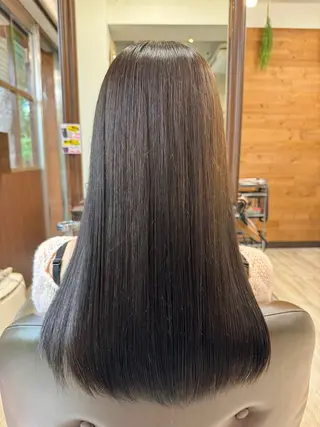 ロング メンズカット/透明感 カラー/河端悠花のヘアスタイル