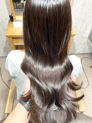 ロング カラー 濱本 樹蘭のヘアスタイル