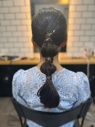 セミロング 吉祥寺プルエクステ 🌟Hiraiのヘアスタイル