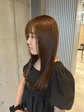 ロング カラー ヘアアレンジ 髪質改善・艶カラー・ ボブ・リクト💥のヘアスタイル