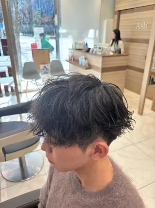 パーマ メンズ メンズ／パーマ 山本侑平のヘアスタイル