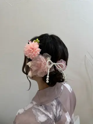 ヘアアレンジ 🎀sakura🎀 艶髪/韓国/ワンホンのヘアスタイル