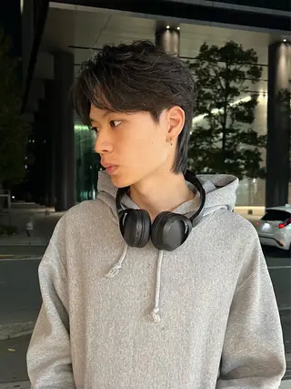 メンズ 毛流れフェザー スタイル🔹竹内凌のヘアスタイル