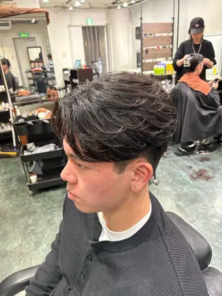 メンズ メンズ美容室 難波北川司のヘアスタイル