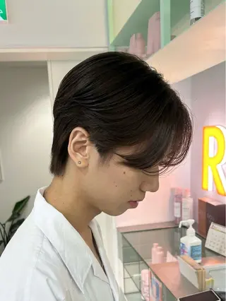 ショート R 横浜【アール】所属・ハイトーン/韓国 ヘア　momo˚✧₊のヘアスタイル