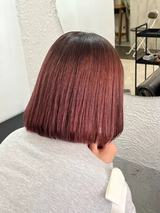 セミロング カラー 池田隼也 メンズ/パーマのヘアスタイル