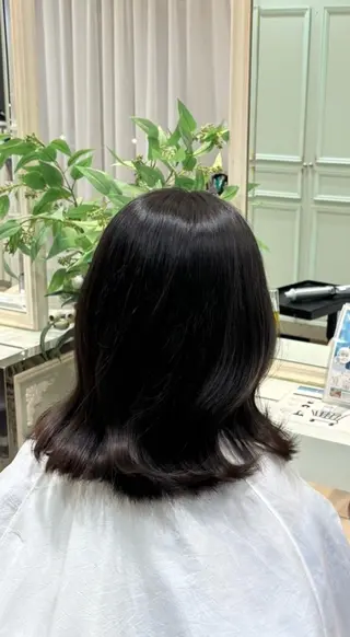 ミディアム 曲がる縮毛/カルマパ ーマ/池袋/横村大全のヘアスタイル