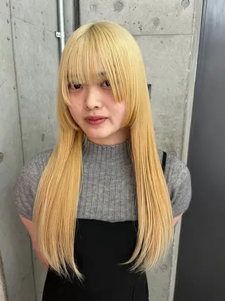 ロング ブリーチ/パーマ ♡MIYUU♡横浜のヘアスタイル