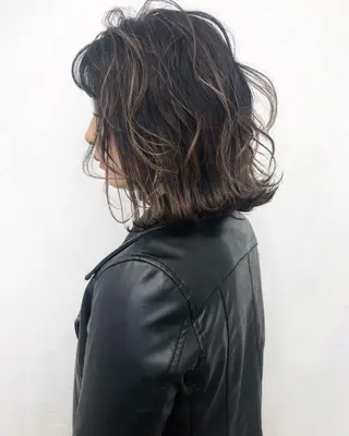 ミディアム カラー メンズ pigment所属・♡MIHO♡ スタイリストのヘアスタイル