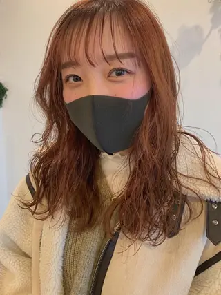 セミロング カラー m ā l o.🌷 サカモトマイコのヘアスタイル