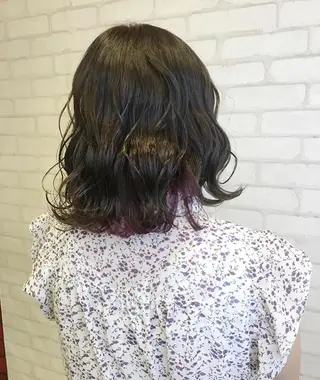 ショート カラー パーマ ヘアアレンジ メンズ キッズ ネイル マツエク・マツパ ノンダメージサロンBonheur銀座並木通り店所属・ULTOWA/銀座 ERIのヘアスタイル
