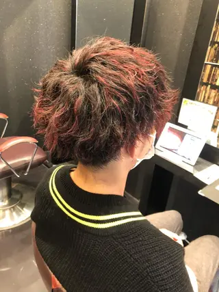 パーマ メンズ 木野 翔斗のヘアスタイル