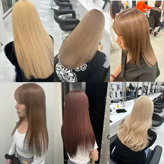 カラー モテ髪💕ハイトーン ベージュ yuriaのヘアスタイル