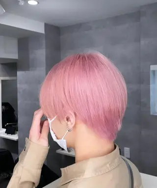 ショート カラー JUNYA 海外ガールヘアのヘアスタイル