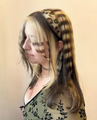 カラー デザインカラー⭐︎★ 🐆hyo🐆のヘアスタイル