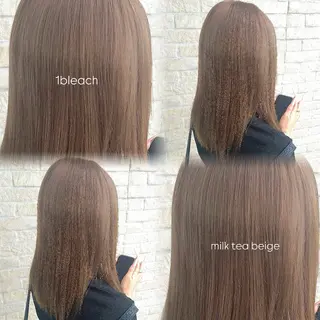 セミロング ダブルカラー/ブリ ーチ🪽minoriのヘアスタイル