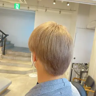 カラー 酸性ストレート・ メンズ  三原 楊子のヘアスタイル