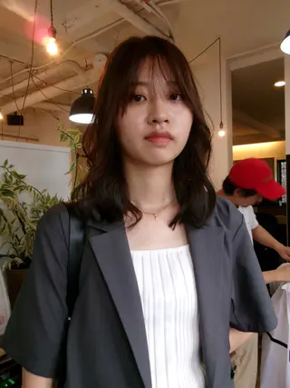 ミディアム カラー デザインカット🎨 ボブ🫟おざきのヘアスタイル