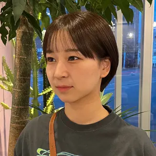 ショート カラー カラー/韓国レイヤー /ブリーチ/hinaのヘアスタイル