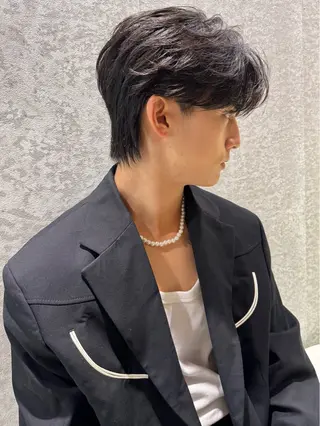 ショート パーマ メンズ 🔶似合わせセンター パート/ヤス🔶のヘアスタイル