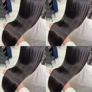 ロング 髪質改善×矯正🫧 韓国ヘアasamiのヘアスタイル