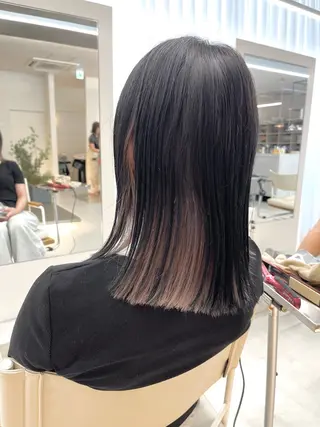 ミディアム カラー 柴田泰秀sotti. 髪質改善/ブリーチのヘアスタイル