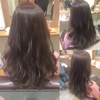 ロング カラー hair salon Ranun髪質改善のヘアスタイル