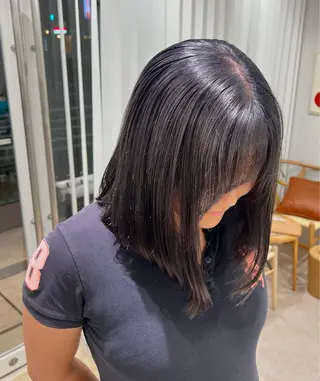 ミディアム カラー 透明感/ベージュ /kazui🐈のヘアスタイル