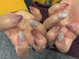 ミディアム nail&eyelashsalon atelier fam上本町店所属・アトリエ FAMのネイルデザイン