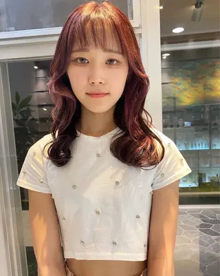 セミロング カラー nambu-GARDEN所属・上田 昂雅のヘアスタイル