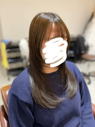 ロング 前田 夏季のヘアスタイル