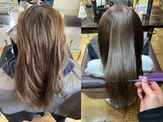 ロング カラー 只野 真衣のヘアスタイル