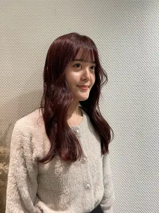 ロング カラー ワタナベ イオリ🧼のヘアスタイル