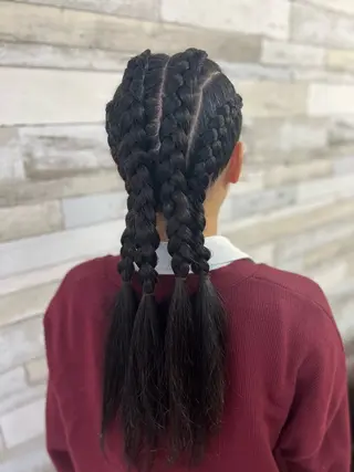 ロング B-W ⭐️REIKOのヘアスタイル