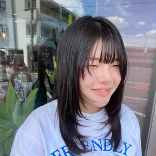 ロング フルールドソレイユ所属・♡ナナコ♡ レイヤー/艶髪のヘアスタイル