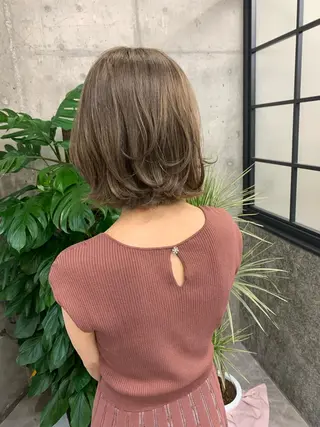 ショート カラー Leben所属・垢抜けヘア♡柔らかい カラー/mihoのヘアスタイル