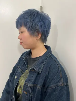 ショート 💥ウルフカット デザインあんな💥のヘアスタイル