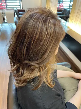ミディアム カラー GO TODAY SHAiRE  SALON  名古屋店所属・miho 🌼🌼🌼のヘアスタイル
